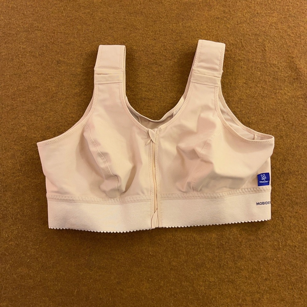Thuasne Womens 44-46 D/E Nude Mobiderm Intimate Lymphedema Bra New *Flaw